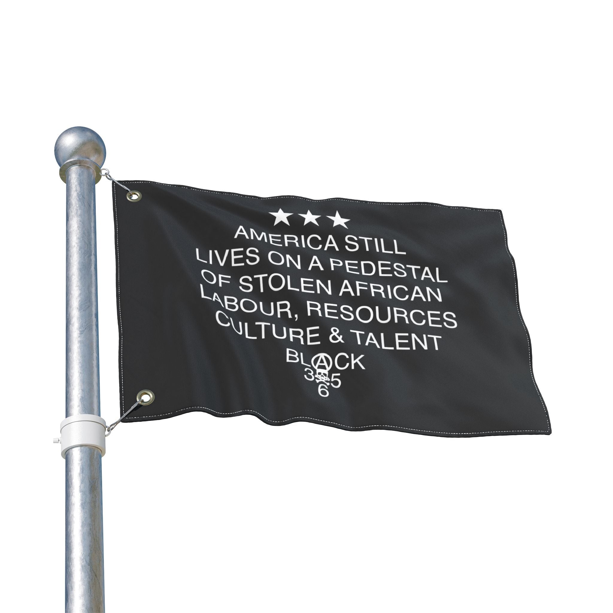 AYSM® BLACK POWER PROTEST FLAG