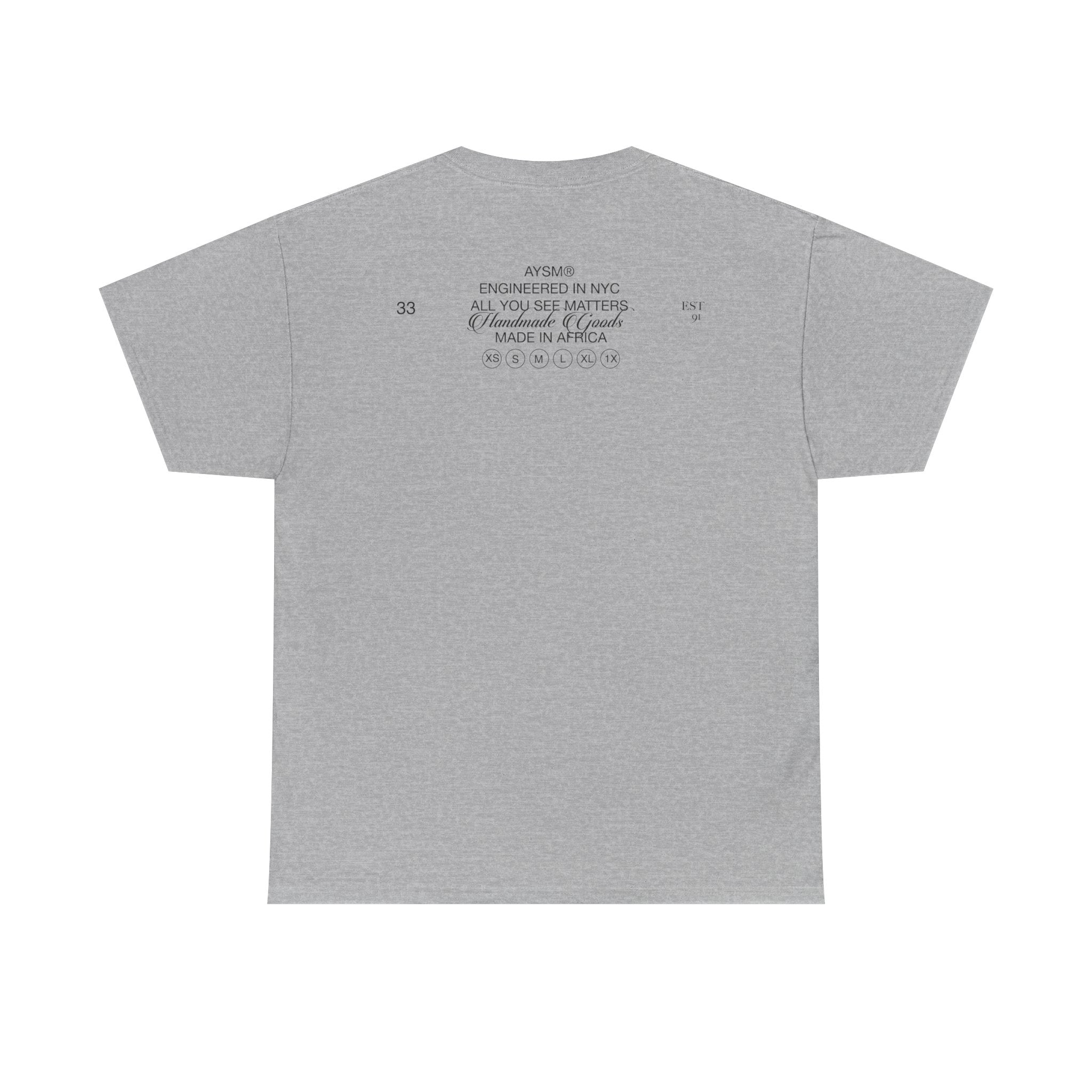 AYSM® BLACK POWER TEE (Limited 1/50)