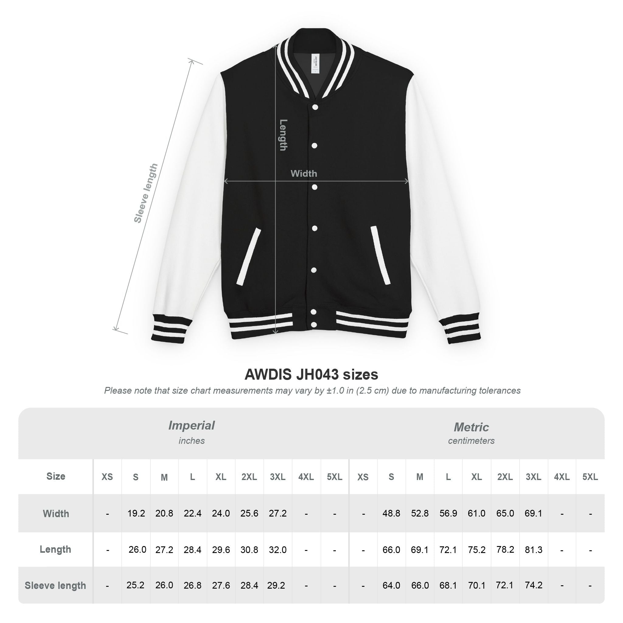 AYSM® BLACK POWER LETTERMAN ( 1/10 Limited )