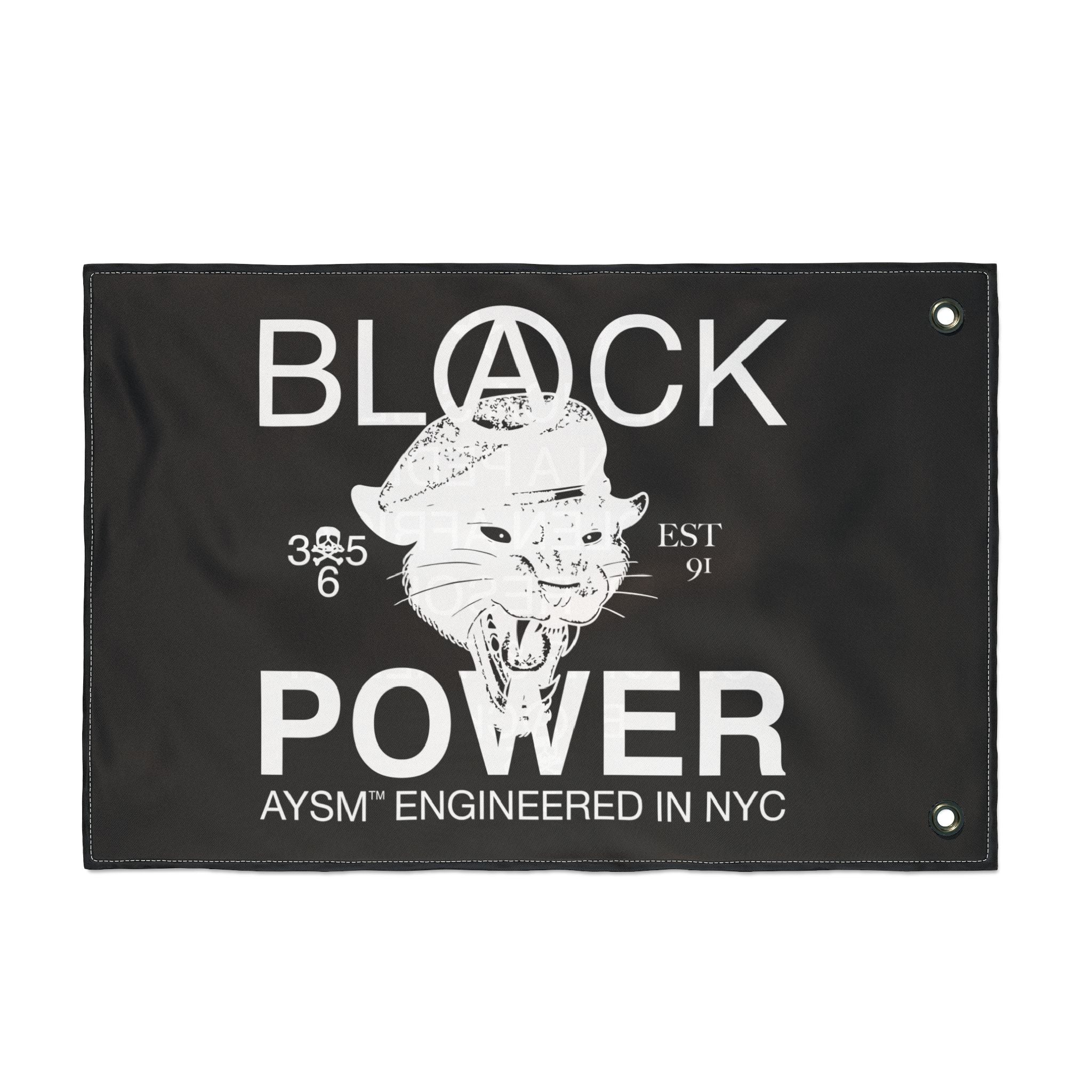 AYSM® BLACK POWER PROTEST FLAG