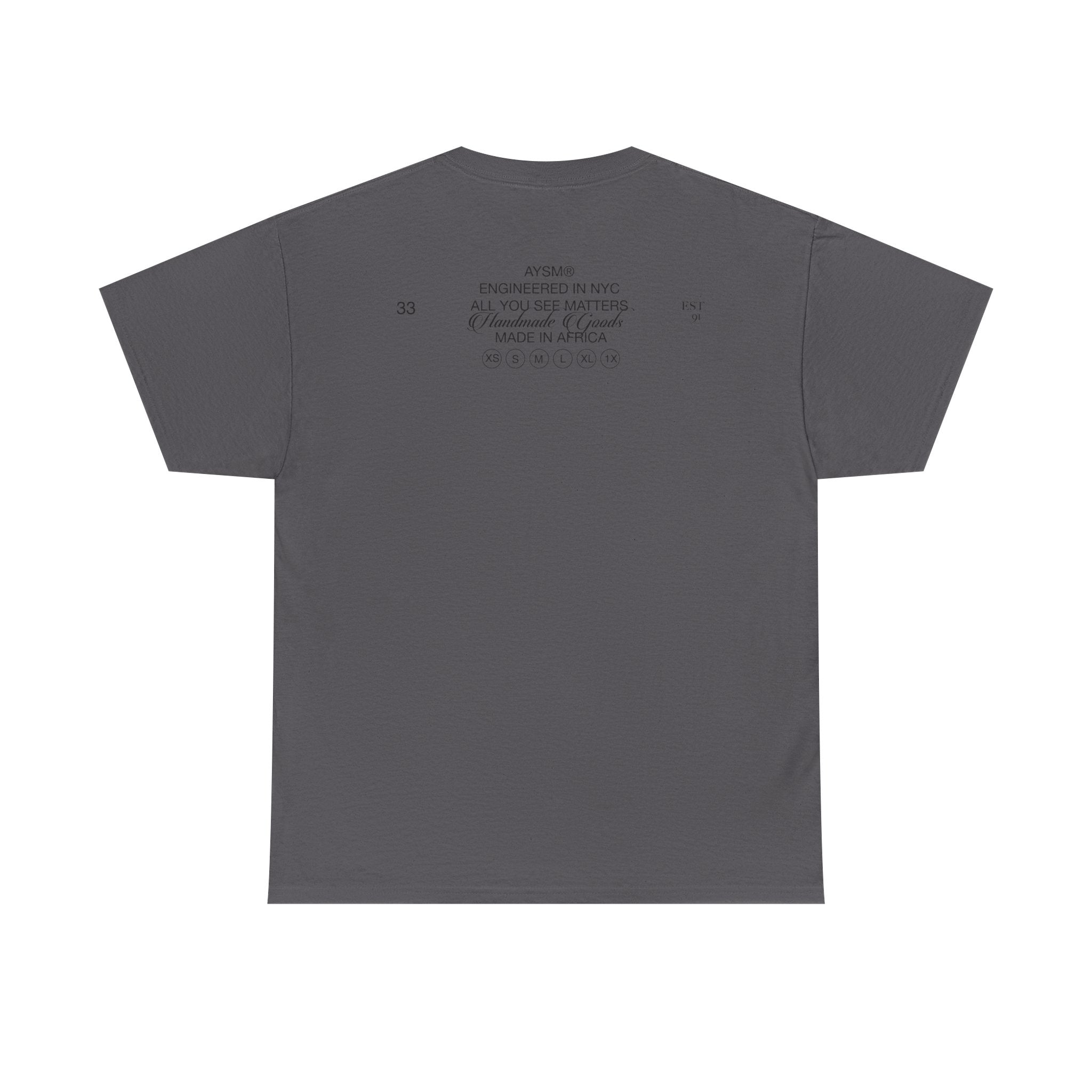 AYSM® BLACK 365 Logo tee