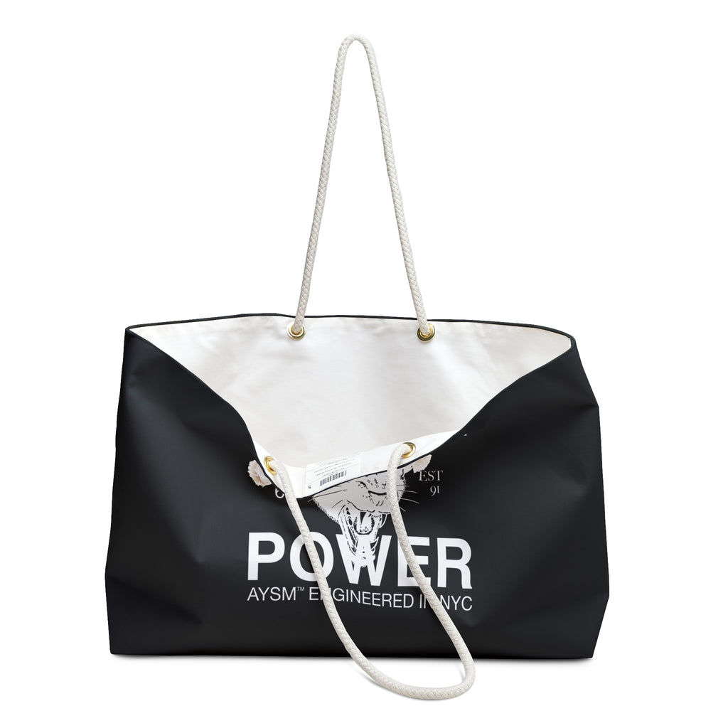 AYSM® BLACK POWER WEEKENDER BAG